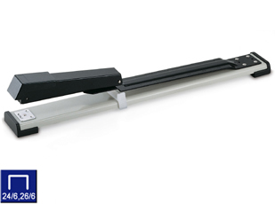 Степлер №24/6-26/6, 1-20л, длинный, металл Kw-trio