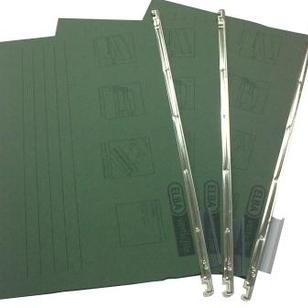 Папка подвесная A4(240x310x6мм), 230гр, зеленая Elba