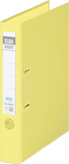 Регистратор A4, 50мм, PVC/Paper, желтый Elba