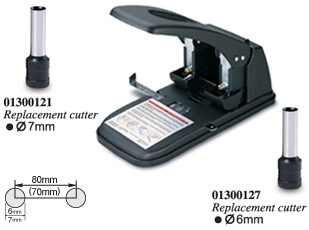 Дырокол на 2отверстия, 1-100л, металл, черный,KW-trio