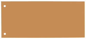 Разделитель 105x240мм, 100л, 190гр, бумажный, оранжевый Hamelin