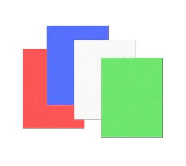 KALAM.KZ - Обложка для переплета, A4, 250гр, картон-глянец, синяя Bindermax