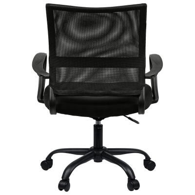 KALAM.KZ - Кресло офисное "Cargo MG-391", пятилучие металлическое,  до 130 кг, ткань/сетка, черное, "Brabix"