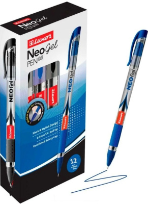 KALAM.KZ - Ручка гелевая, 0,7мм, синяя, Luxor "Neo Gel"