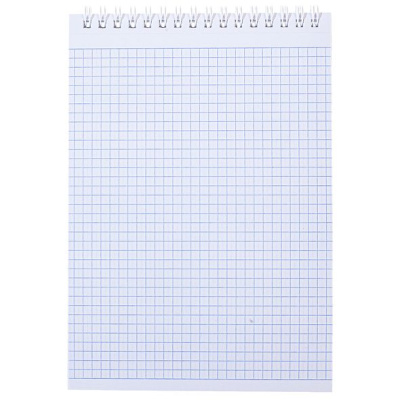 Блокнот 80л, А5,клетка, на гребне, пластиковая обложка, серия "Metallic - Розовый","Hatber"