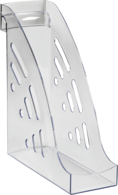 Лоток вертикальный А4, 95мм, прозрачный Стамм Эксперт