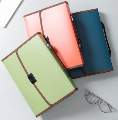 KALAM.KZ - Портфель 13отделений А4+, 0.75мм, с ручкой, пластик Deli