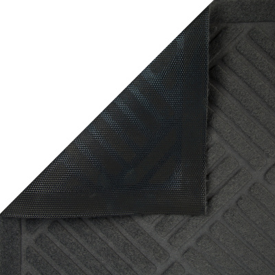 KALAM.KZ - Коврик 50*80 тёмно-серый Inspire Lenzo полиэфир/резина цвет 