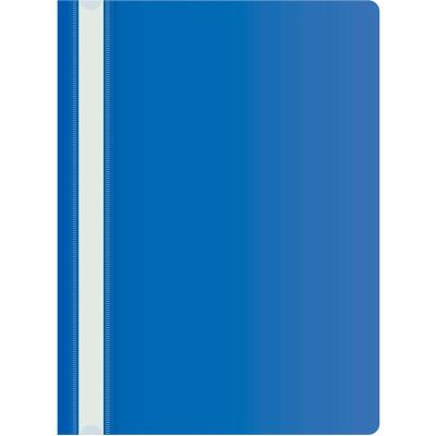 Скоросшиватель пластиковый A4 130 мкм, синий Buro