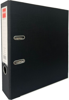 Регистратор A4, 72мм, PVC/Paper, черный Eisear (A0220)