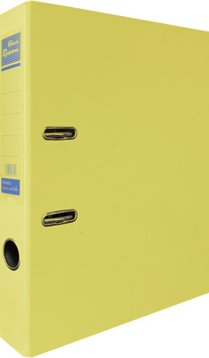 Регистратор A4, 72мм, PVC, желтый Rexon