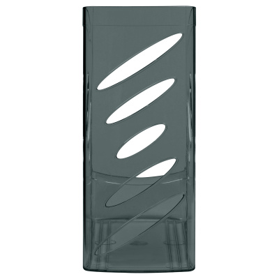 KALAM.KZ - Лоток вертикальный А4, 110мм, тонированный черный Стамм Тропик