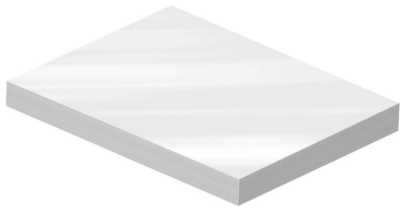 KALAM.KZ - Обложка для переплета, A4, 200микр, пластиковая, прозрачная Bright office, 100шт в уп