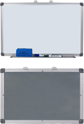 KALAM.KZ - Доска магнитно-маркерная 90x150см, настенная, алюминиевая рамка Foska