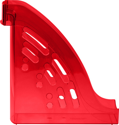 KALAM.KZ - Лоток вертикальный А4, 95мм, тонированный, вишня Стамм Эксперт