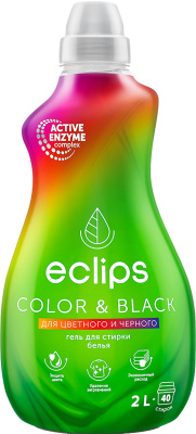Гель для стирки 2л Eclips Bright Color&Black для черного и цветного