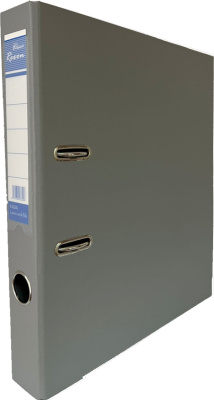 Регистратор A4, 55мм, PVC, серый Rexon