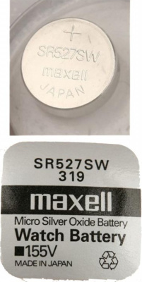 Батарейка A377, 1,55V, SR626SW1PC EUMF  Maxell