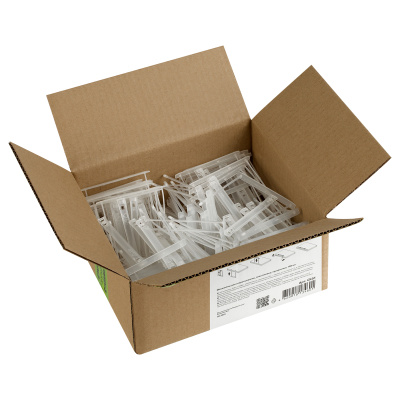 KALAM.KZ - Механизм скоросшивателя, пластиковый прозрачный, 100 шт в уп. Стамм