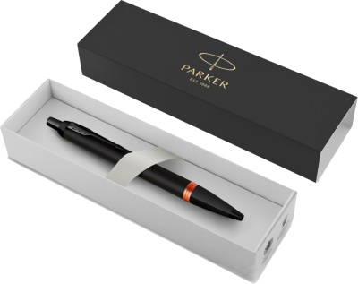 KALAM.KZ - Ручка шариковая Parker IM Professionals Flame Orange BT, 1,0 мм М, синяя 2172946