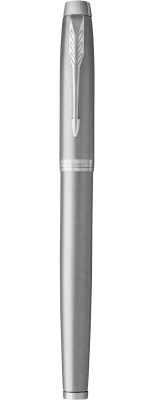 KALAM.KZ - Ручка роллерная Parker IM Stainless Steel CT, 0,5 мм F, черная 2143633