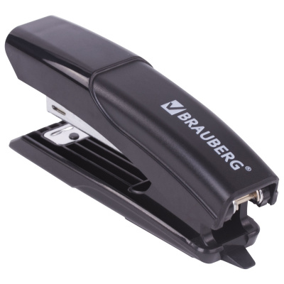 KALAM.KZ - Степлер №10, 1-12л, пластик, черный, Brauberg