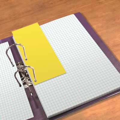 KALAM.KZ - Разделитель 105x240мм, 60л, 160гр, бумажный, желтый Hamelin