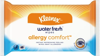 Салфетки влажные, 40шт в уп., Kleenex Allergy Comfort