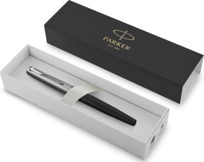 KALAM.KZ - Ручка перьевая Parker Jotter Core 2018 Bond Street Black CT, 0,8 мм F, синяя 2030947