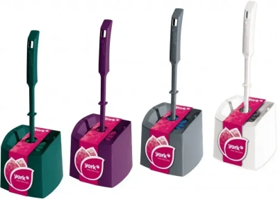 KALAM.KZ - Ершик для унитаза в наборе Стайл, цвет ассорти, York 