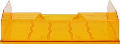 KALAM.KZ - Лоток горизонтальный А4, манго тонированный Стамм Эксперт