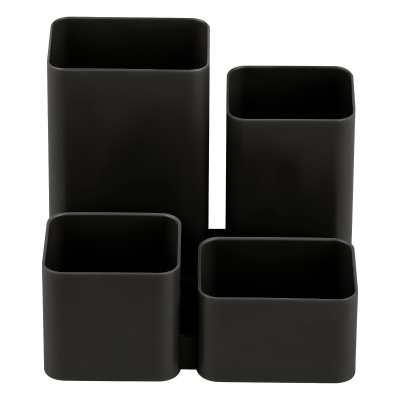 KALAM.KZ - Подставка для канц. принадлежностей, 86x102мм, 4 отдела, пластик Стамм Юниор