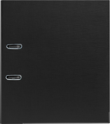 KALAM.KZ - Регистратор A4, 70мм, PVC/PVC, черный, Deluxe