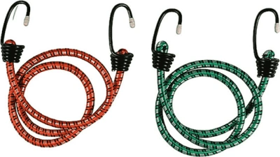 Шнур резиновый крепежный со стальными крюками, 120 см, d 7 мм, 1 шт