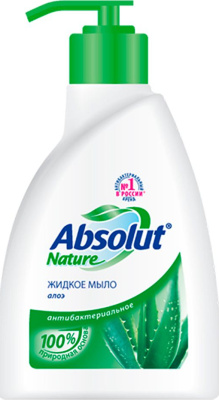 Мыло жидкое 250 мл Алоэ, с дозатором, "Absolut Nature " 