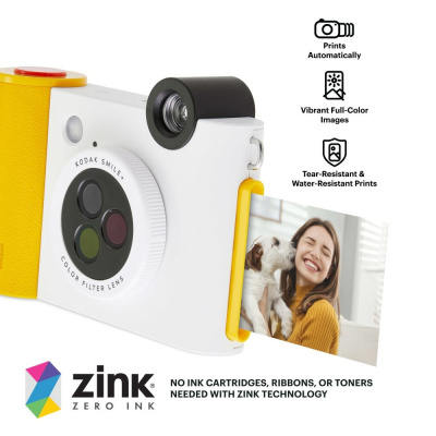 Фотоаппарат моментальной печати Kodak Smile+ белый