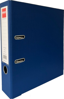 Регистратор A4, 72мм, PVC/Paper, синий Eisear (A0220)