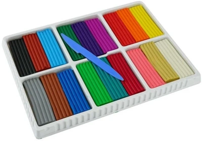 KALAM.KZ - Пластилин 18 цветов,со стеком, Луч