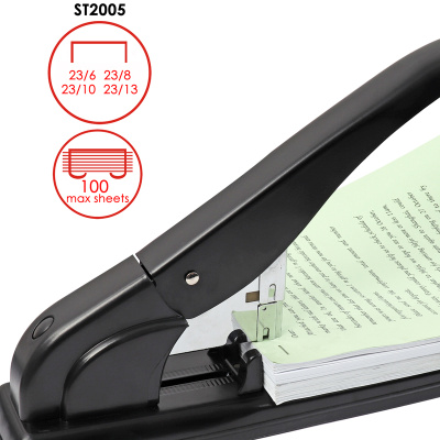 KALAM.KZ - Степлер №23/6-23/13, 1-100л, длинный, металл Foska