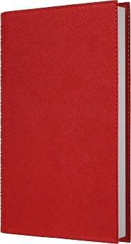 Ежедневник А5, недатир, 152л, иск.кожа, Today, евроспираль, карман д/ручки, красный, клетка Эксмо