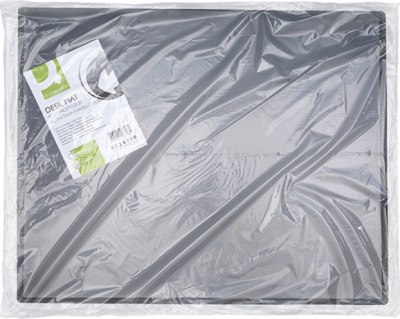 KALAM.KZ - Покрытие настольное 50х63см, черное с прозрачным верхом Q-Connect, PBS