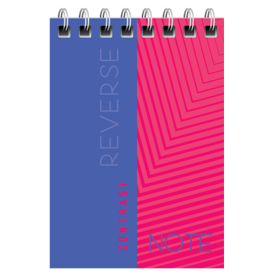 Блокнот 40л, А7 на спирали, тв.обл, ArtSpace "Моноколор. Classic"