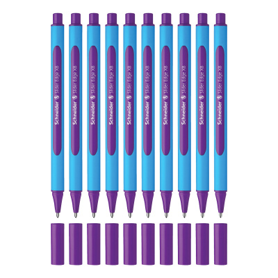 KALAM.KZ - Ручка шариковая, 1.4мм, фиолетовая "Slider Edge XB" Schneider