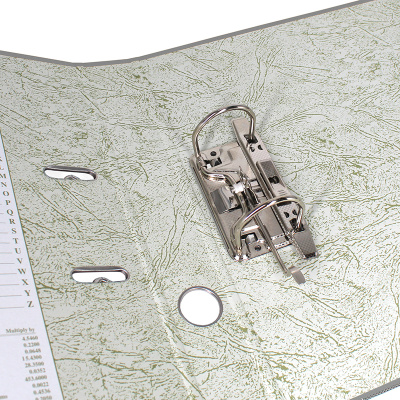 KALAM.KZ - Регистратор А4, 50мм, PVC/Paper, серый Kuvert