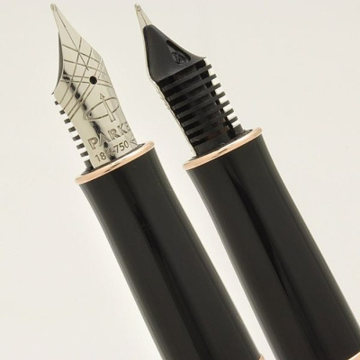 KALAM.KZ - Ручка перьевая Parker Sonnet Cisele Decal Brown PGT,  0,7 мм F, синяя 1859480