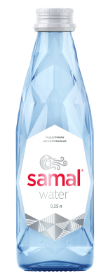 Вода минеральная без газа, 0,25л Samal (стекло)