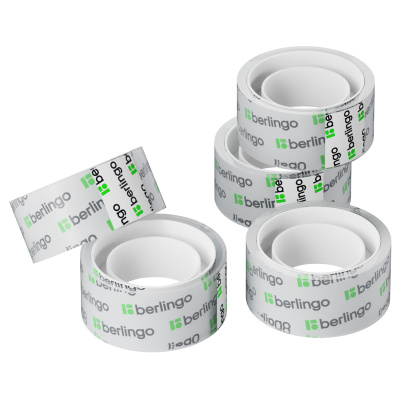 KALAM.KZ - Лента клейкая 19ммx10м, прозрачная Berlingo