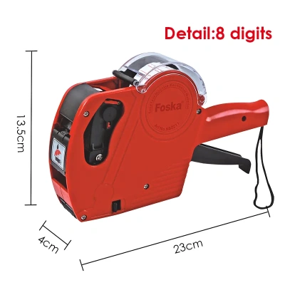 Этикет-пистолет для ценников 21x12мм, 8разрядов Foska
