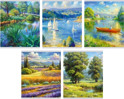 Тетрадь 48л, А5, клетка, скрепка, искусство, Эксмо