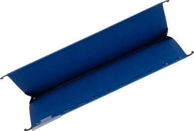 KALAM.KZ - Папка подвесная A4(240x318x6мм), 230гр, боковой ограничитель, темно-синяя Hamelin